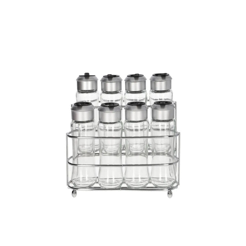 Seasoning Bottle Set With Stand 100ml 9Pcs