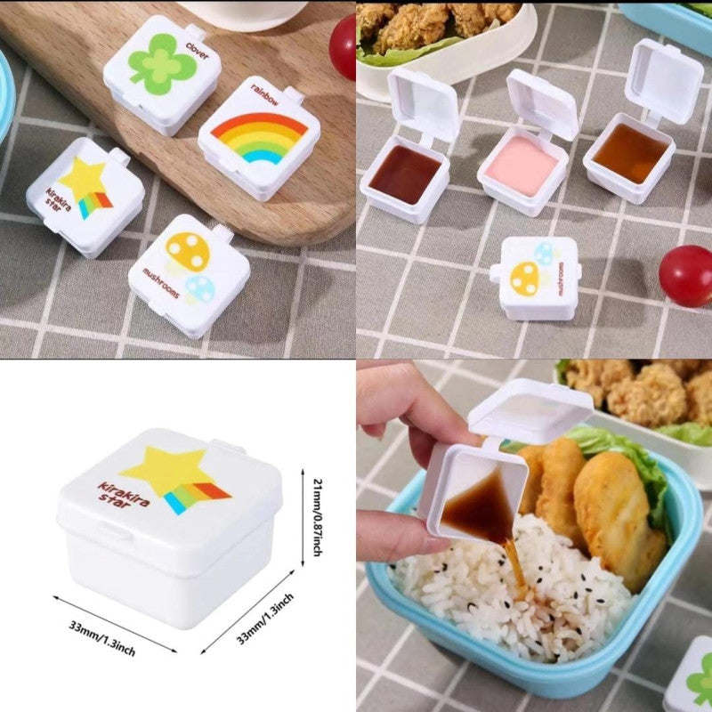 Mini Dip Container Set – 4-Pcs Sauce & Condiment Cups
