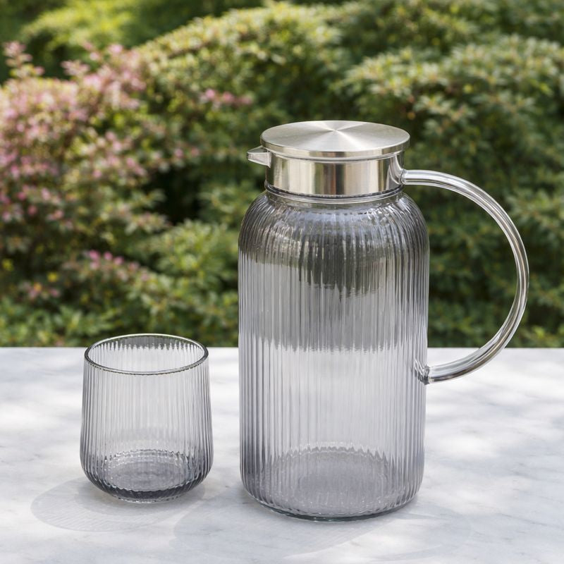 Beverage Set – 7Pcs Glass Jug & Tumblers