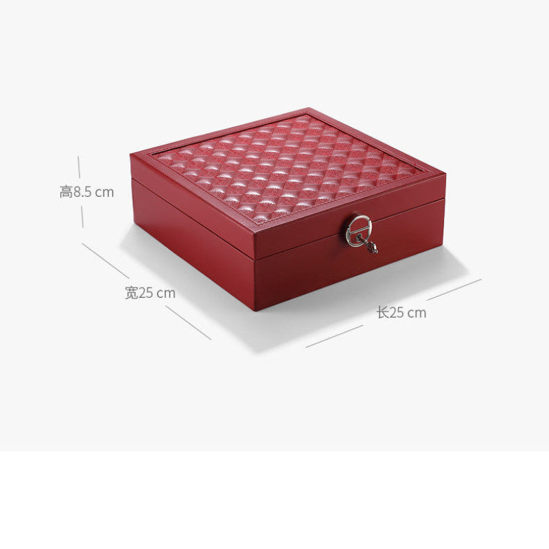 High-End Leather Jewelry Organizer