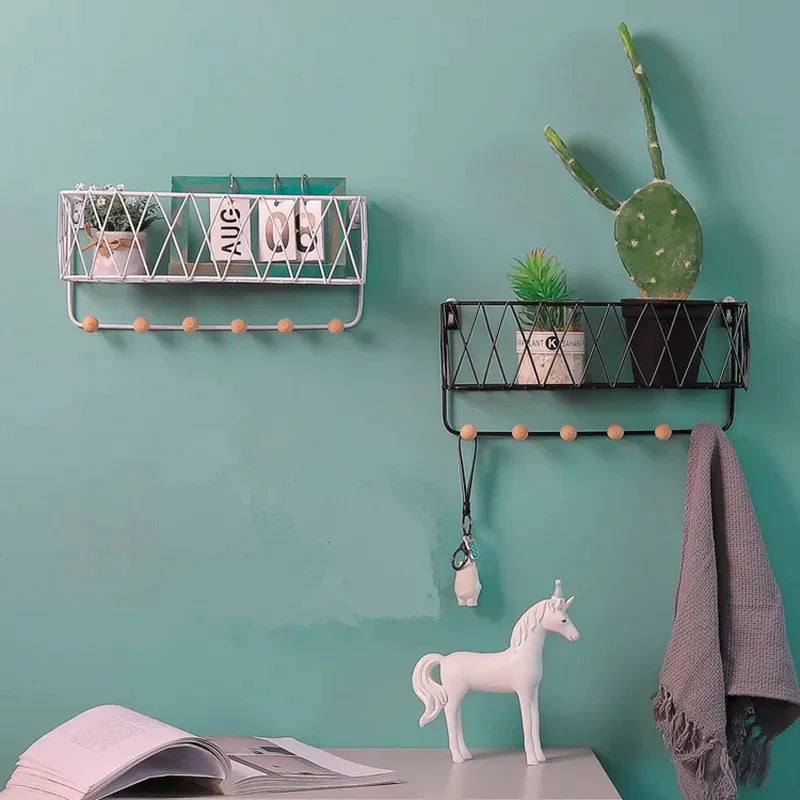 Criss Cross Wall Shelf
