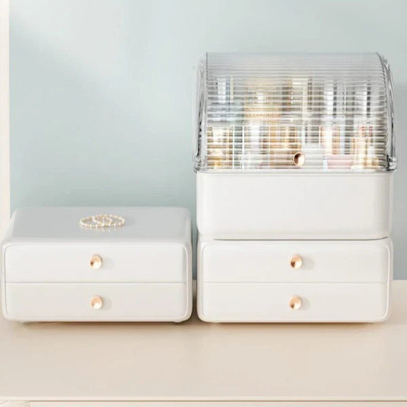Makeup Organizer with Duo Drawers