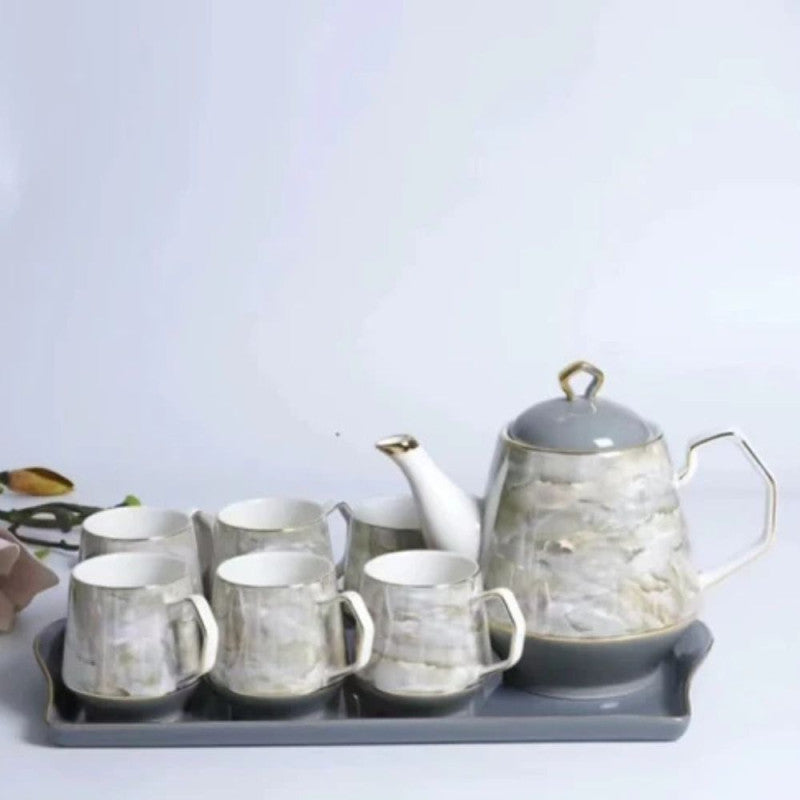 TEA SET WITH TRAY