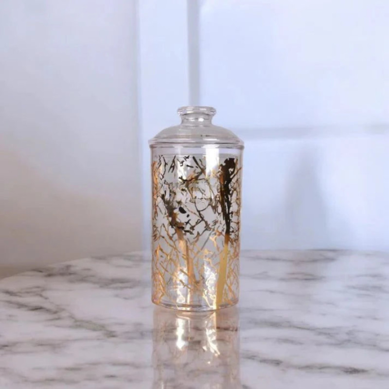 3 Pc Acrylic Jar Set – Texture Design for Elegant Storage | Adornia.pk