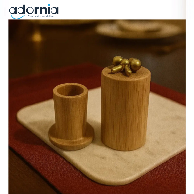 Elegant Bamboo Toothpick Dispenser