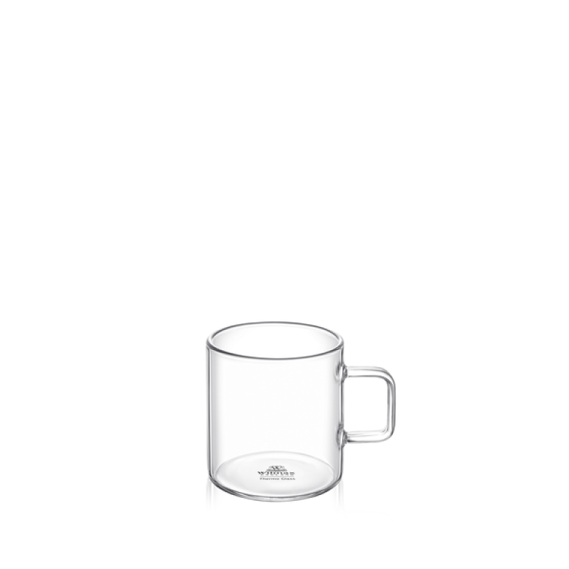 Wilmax Double Wall Thermo Glass Mug – 80 ml (Single Piece)