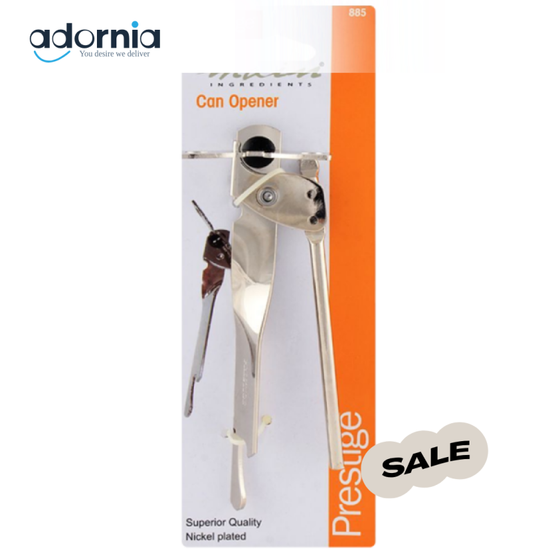 PRESTIGE TIN CUTTER – STAINLESS STEEL CAN OPENER WITH COMFORT GRIP HANDLE