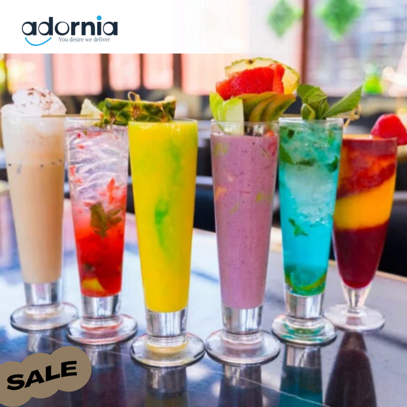 Hurricane Glass Cocktail Glass Juice Glass (PACK OF 6)