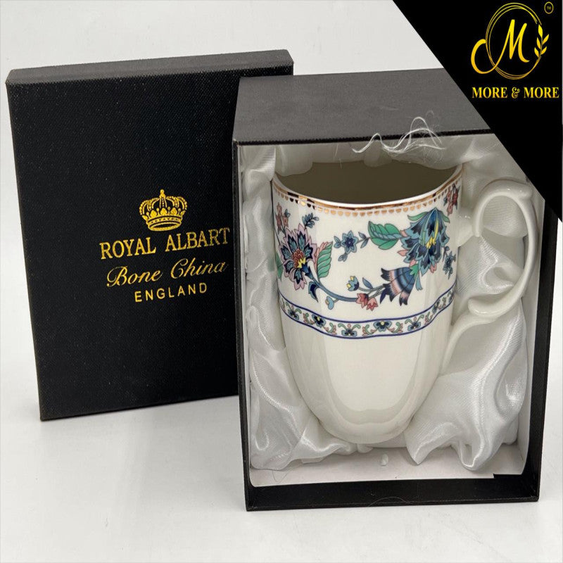 Royal Albert Single Mug – Off-White Ceramic Mug with Branded Gift Box