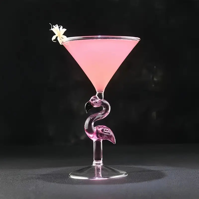 Swan Shape Glass Sipper 1 pcs