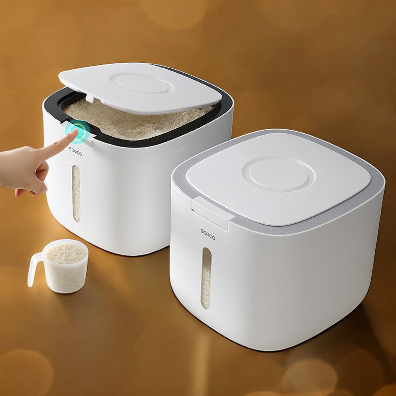 Ecoco Moist Proof Premium Rice Box – Airtight Kitchen Storage Container | Adornia.pk
