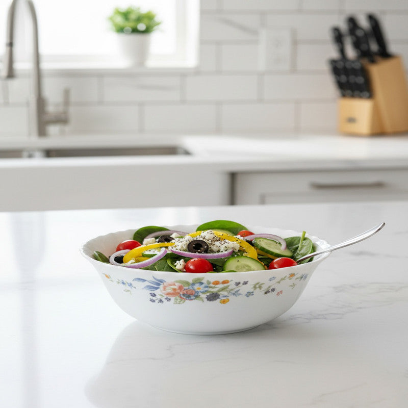 Spring Meadow 26-Piece Opalware Dinner Set – Colorful Floral Elegance for Every Dining Occasion | Adornia.pk