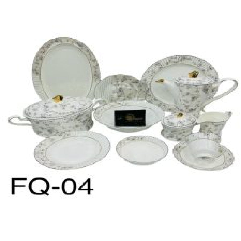Refined Floral-Inspired Dinnerware Set