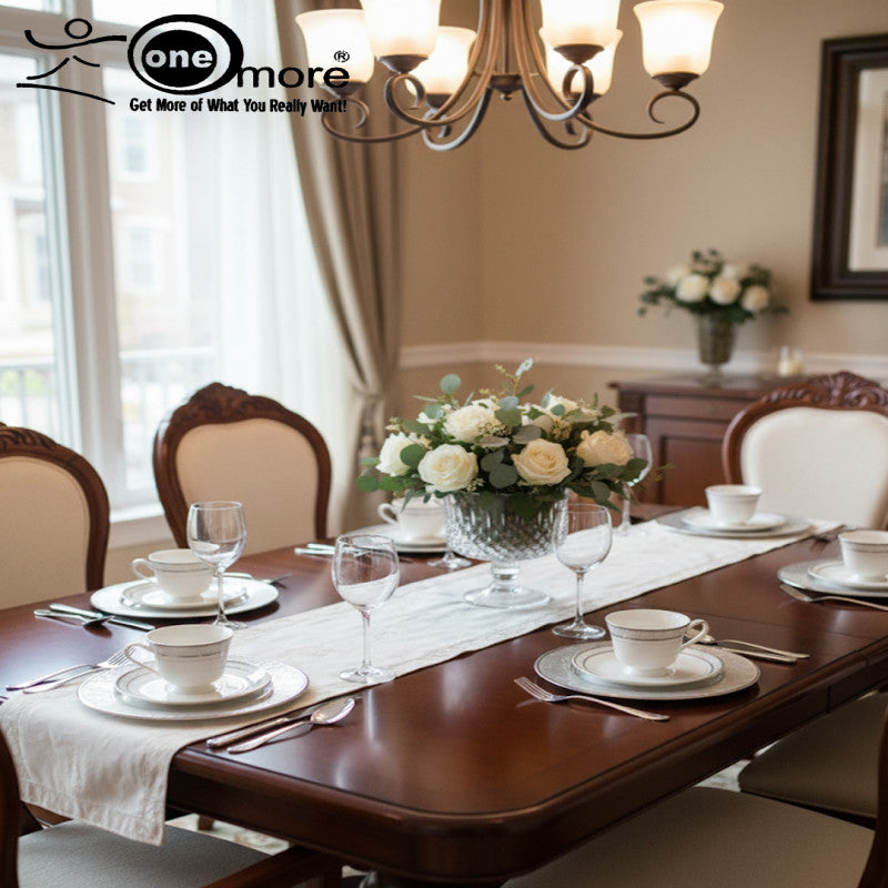 Refined Porcelain Tea Cup & Saucer Set