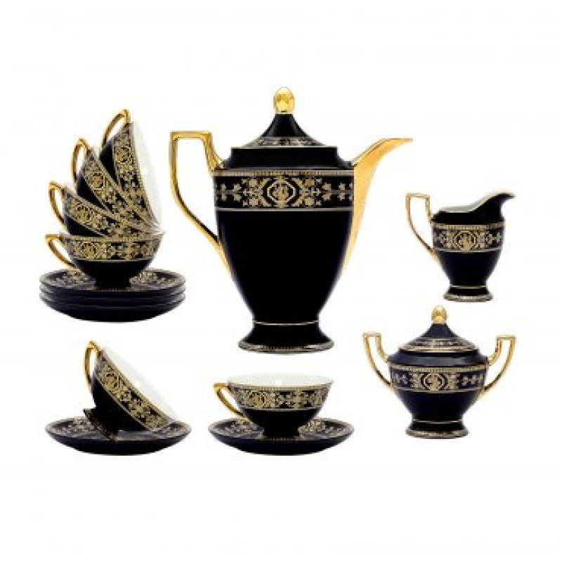 Premium 15?Piece European Bone China Tea Set