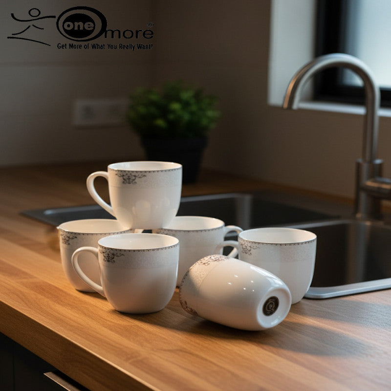 Deluxe Six-Mug Super Bone China Collection