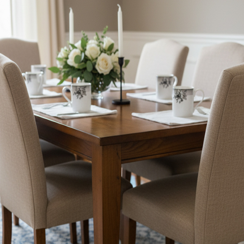 6-Piece Premium Super Bone China Mug Collection