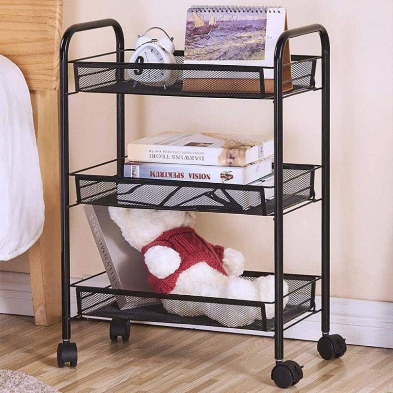“3-Layer Kitchen Trolley for Serving & Storage”