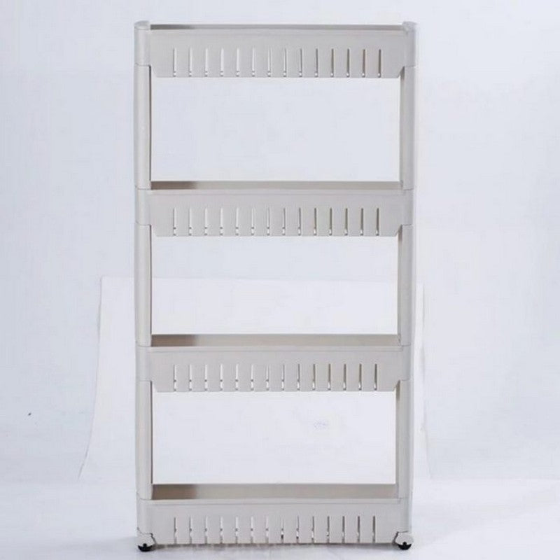 “Mobile Gap Storage Trolley with Wheels – Kitchen & Home Storage Solution”