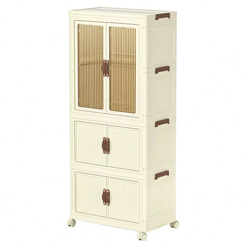 3-Layer Large Capacity Folding Storage Cabinet