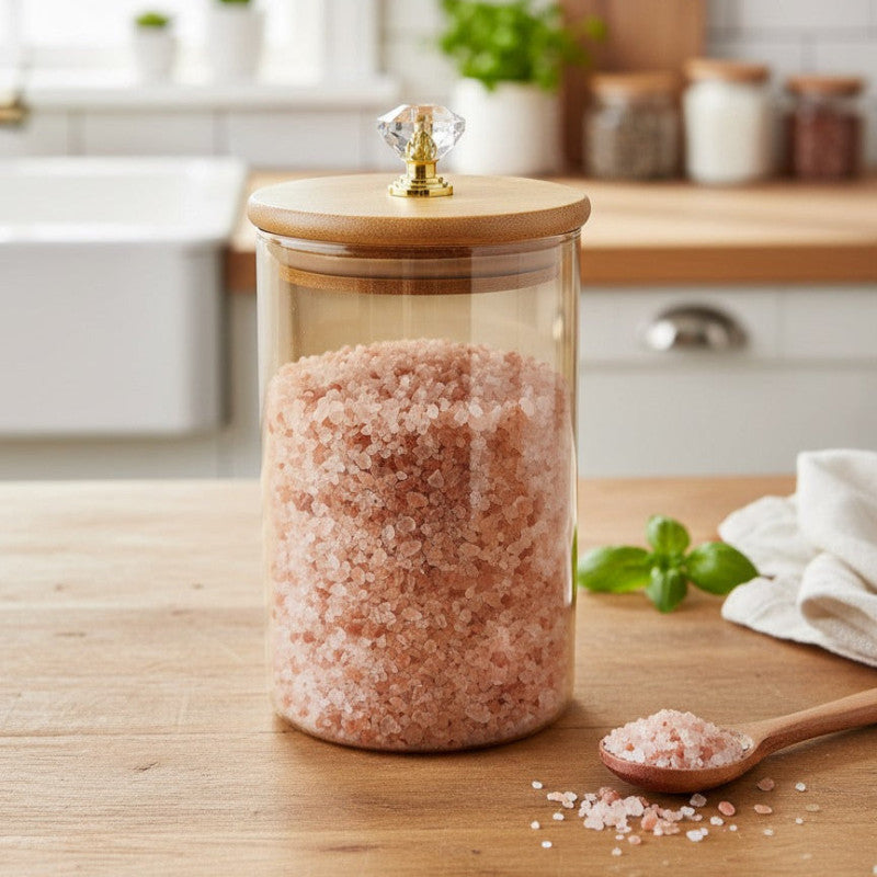 BambooLuxe 2-Tier Rotating Spice Rack – 360° Rotating Kitchen Organizer | Adornia.pk