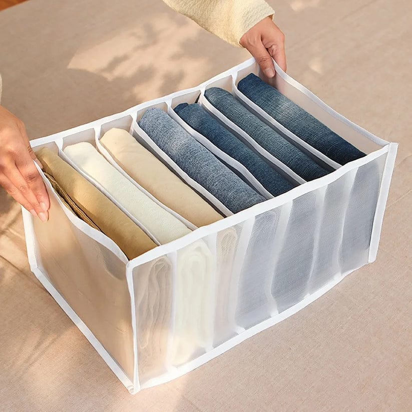 7 Grid Pants and Garments Organizer Storage Box