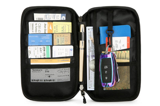 New Passport Travel Wallet Passport Holder Multi-Function Credit Card Package ID Document Multi-Card Storage Pack Clutch