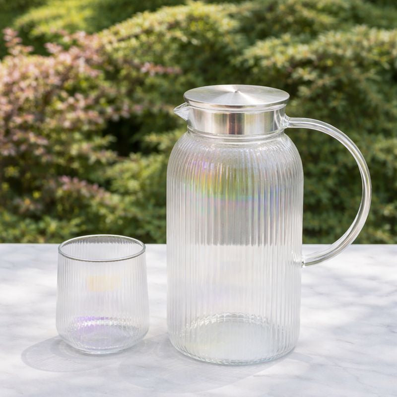 Beverage Set – 7Pcs Glass Jug & Tumblers
