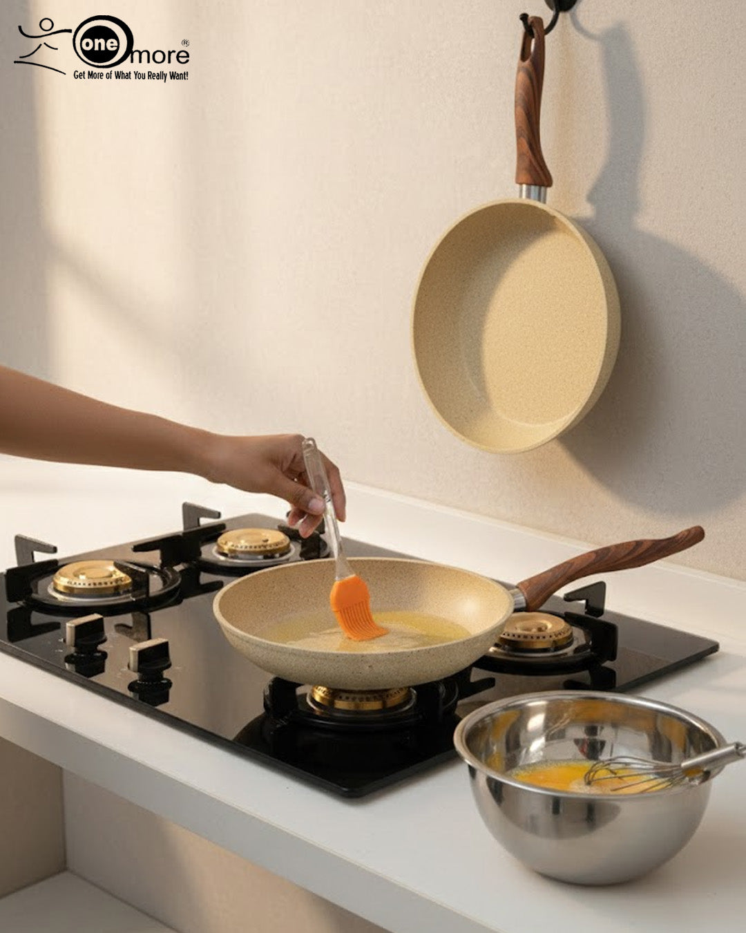 Falez 9-Piece Ceramic Granite Non-Stick Cookware Set – Premium Turkish Quality & Healthy Low-Oil Cooking