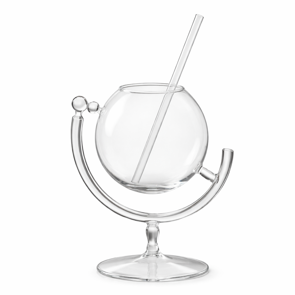 330 ML Glass Mug Sipper – Stylish Drinking Mug