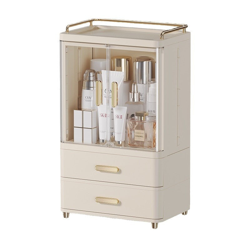 Desktop Storage Rack – Spacious Makeup Brush & Skincare Organizer