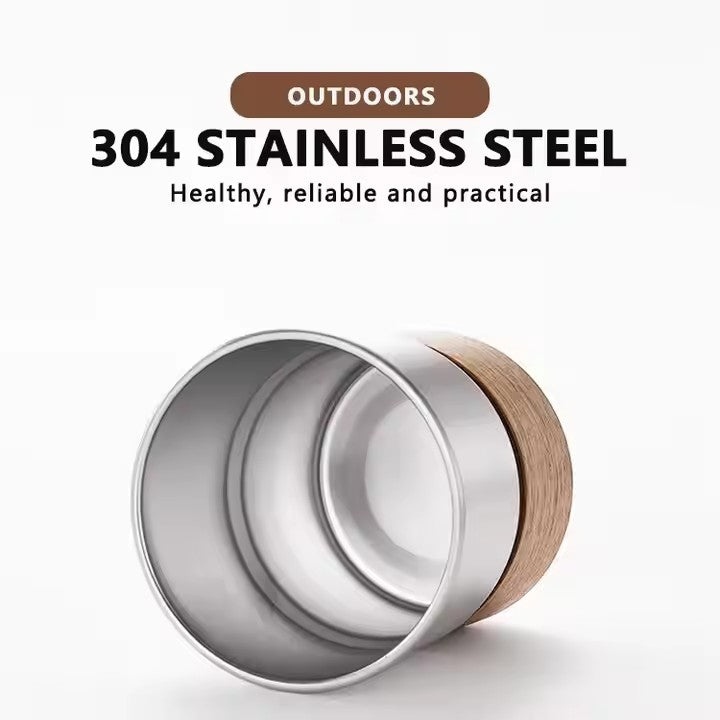 500ml Outdoor Anti-scald Beer Cup Coffee Mug With Lid