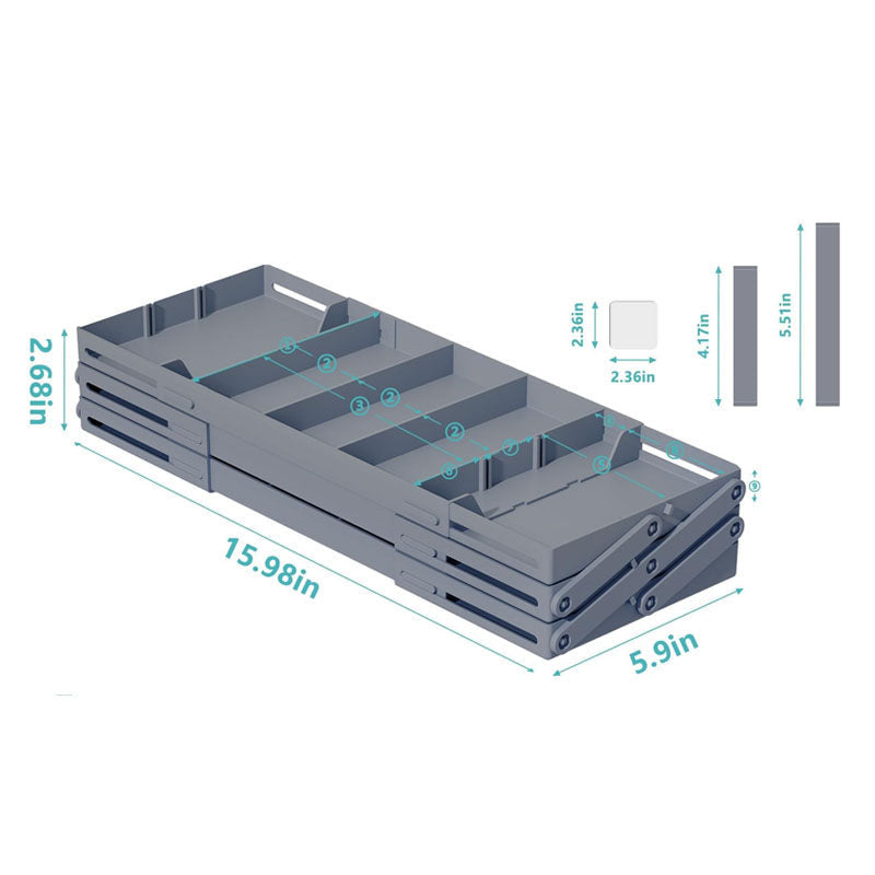 3 Tier Expandable Drawer Organizer