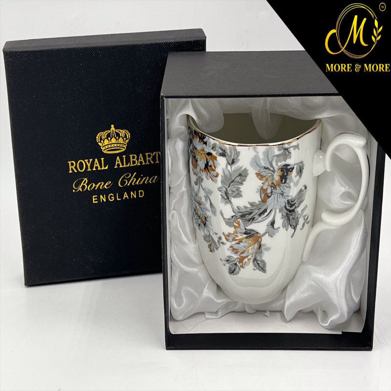 Royal Albert Single Mug – Off-White Ceramic Mug with Branded Gift Box