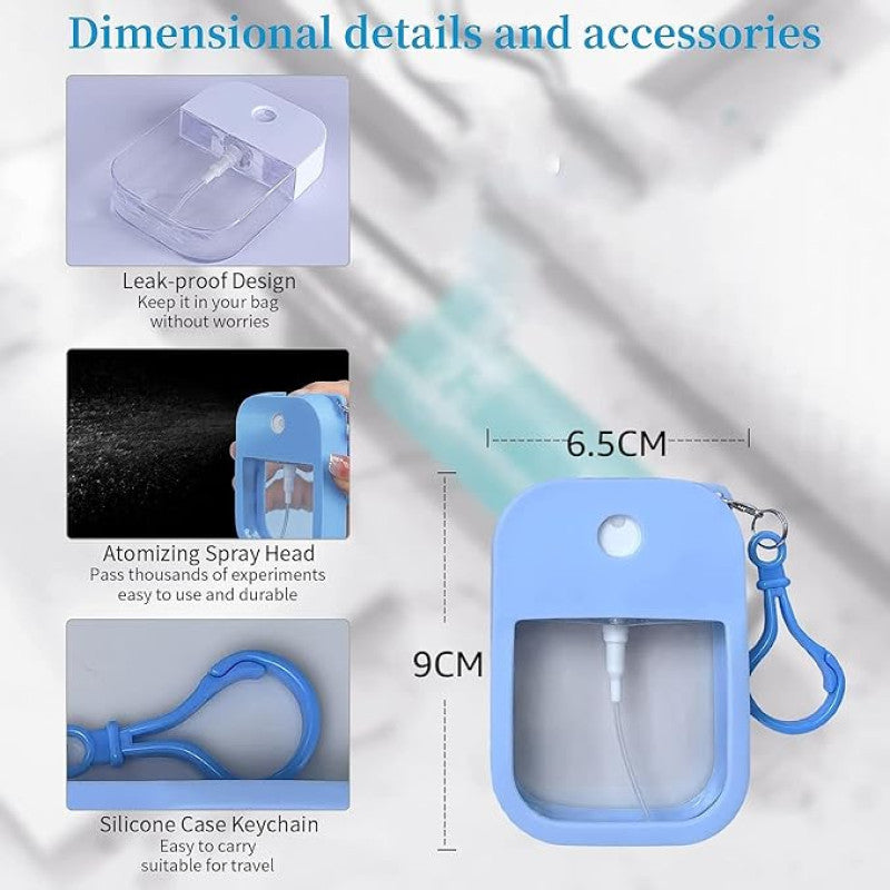 MistOnGo Portable Travel Atomizer – Refillable Perfume & Liquid Spray | Adornia.pk