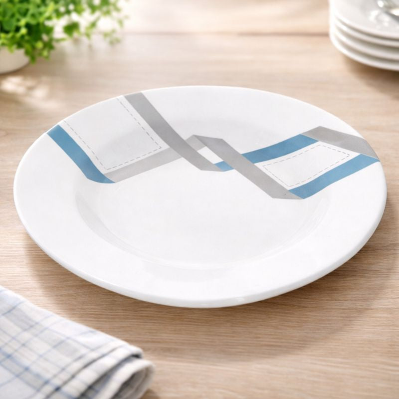 6PCS Quarter Plate Elegant Blue – Modern Ceramic Side Plate Set
