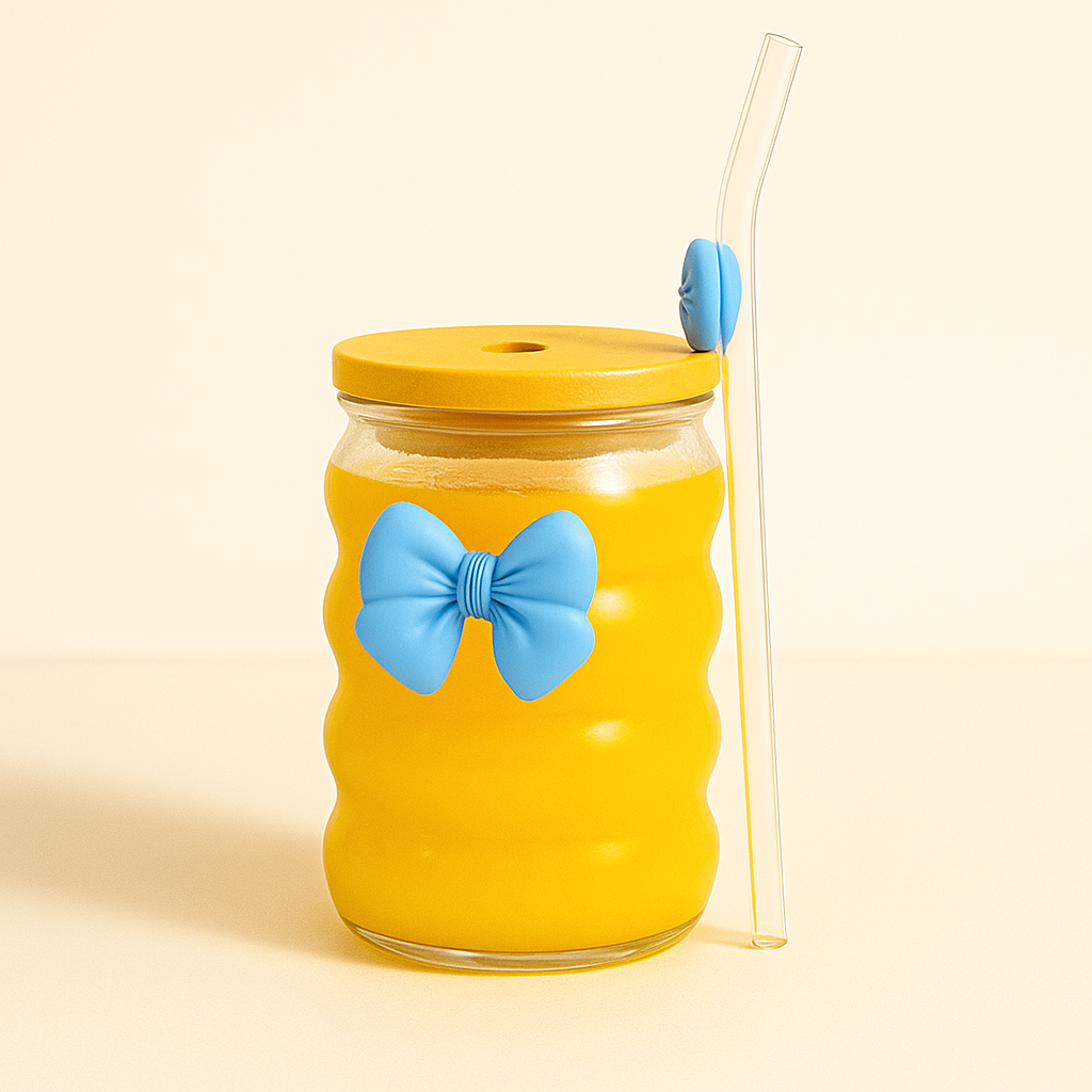 Nordic Ripple Bow Bubble Glass