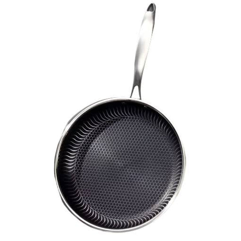Stainless Steel Honey-Comb Non-Stick Frying Pan with Heavy Base – Laser Coated Cookware in Pakistan | Adornia.pk