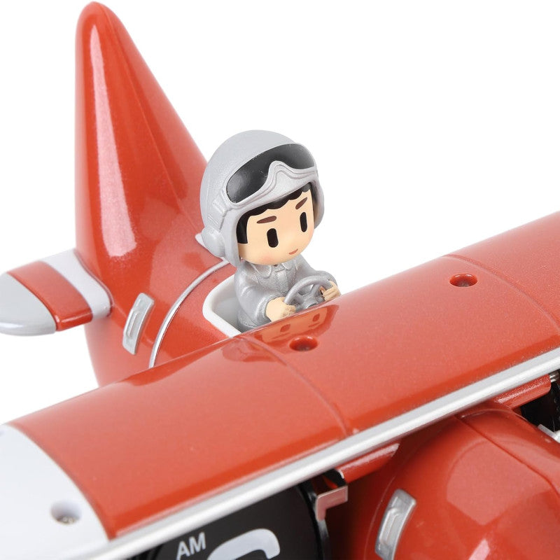 Airplane Flip Clock, Retro Airplane Flip Clock,12 Hours Retro Battery Powered Auto Flip Desk Clock, for Living Room Bedroom Study Office