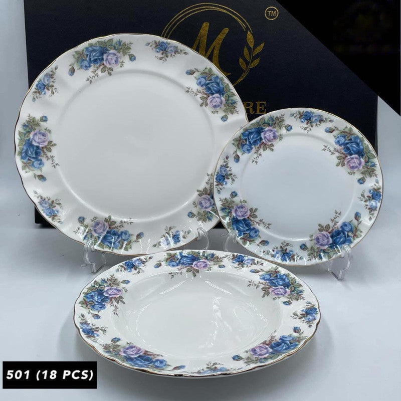 Royal Albart 18 Pcs Dinner Set | Premium Ceramic Tableware for Elegant Dining