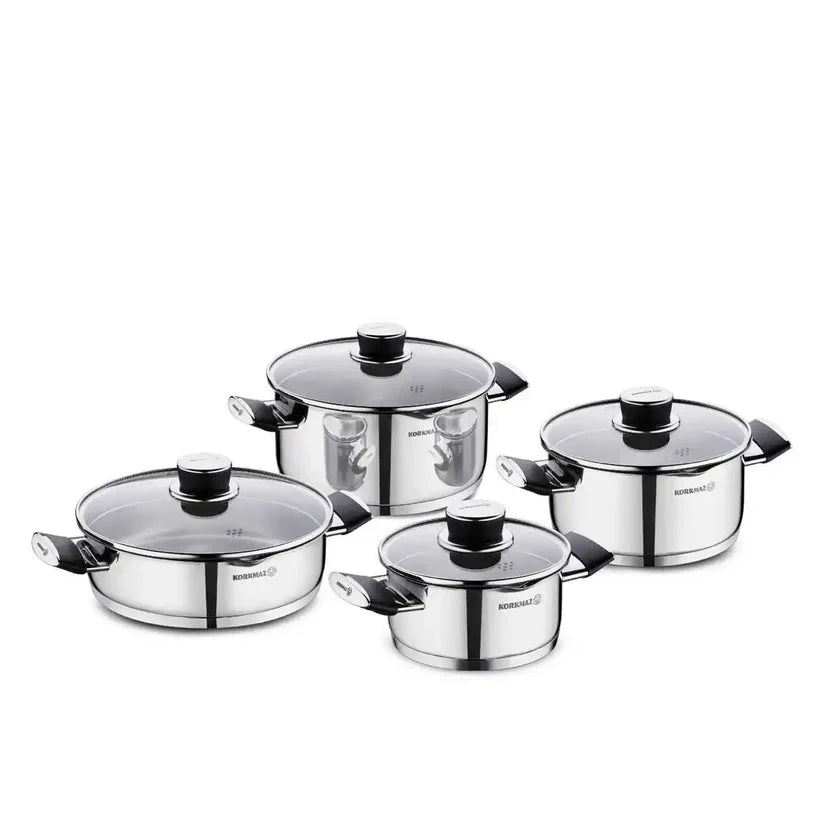 Korkmaz Pera 8 pcs Cookware Set