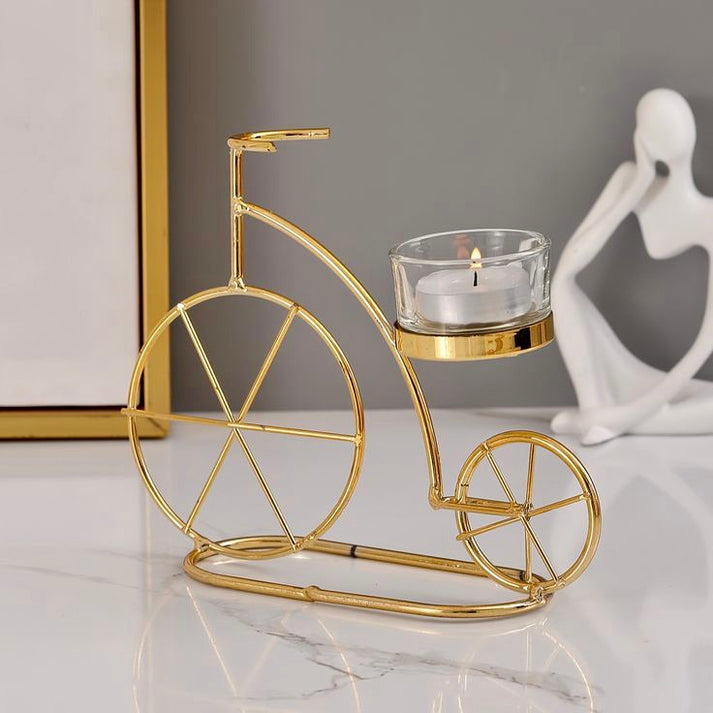 Metal Gold Candle Stand
