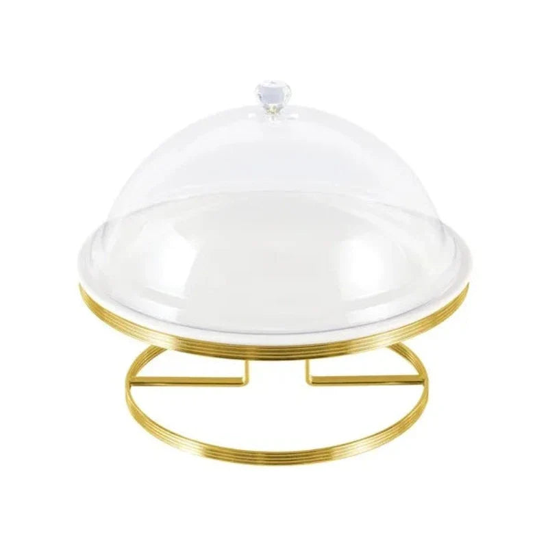 Cake Dish With Gold Stand 13