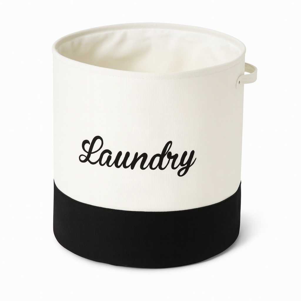 Multi functional Foldable Thick Fabric Laundry Basket - 35*40cm
