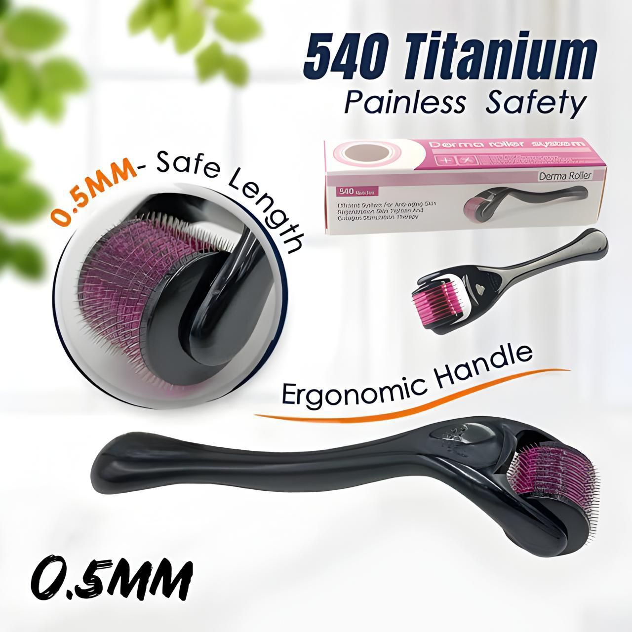 Titanium Needles Derma Roller with Box