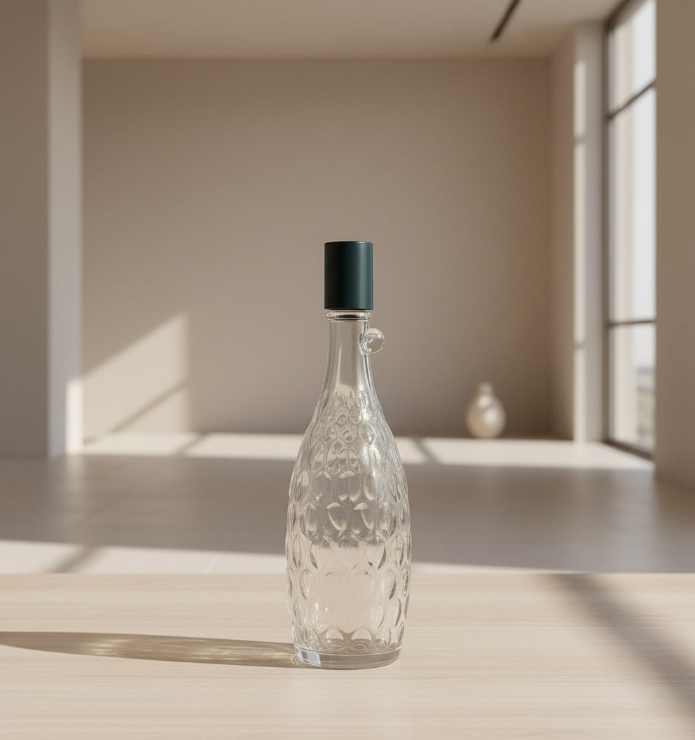 Ziba Premium Artistic Textured Bottle – Luxury Decorative & Serving Bottle