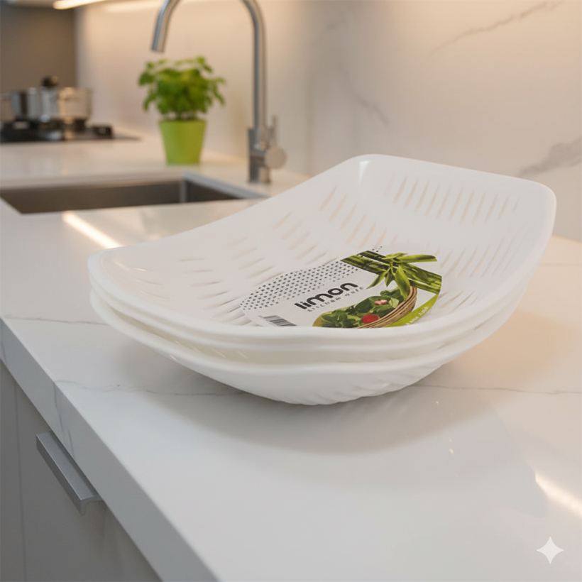 3-Piece Bamboo Multiuse Basket Set (139235) by Limon