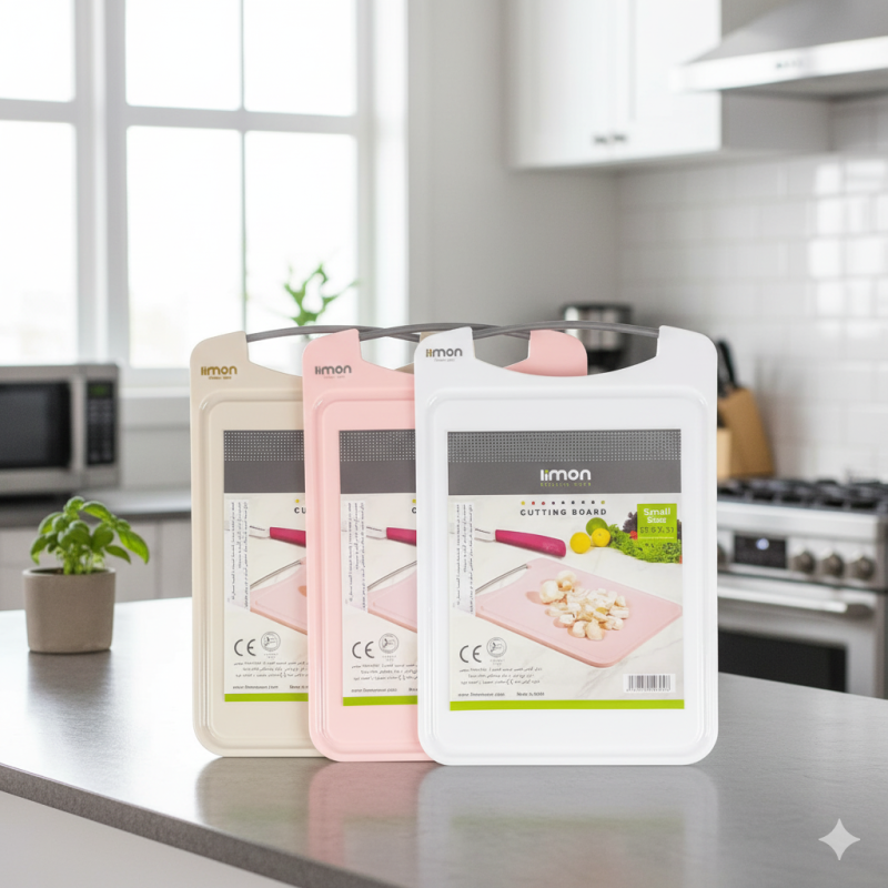 Limon Essential Chopping Board with Handle – Durable Kitchen Cutting Board | Adornia.pk