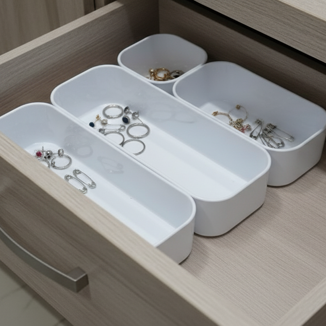 FlexiDivide 4-Piece Organizer Set (37125) by Ziba