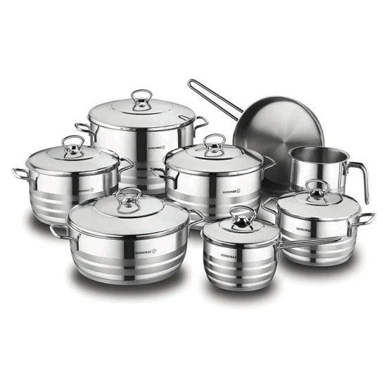 Korkmaz Astra Grande 14 Pcs. Cookware Set